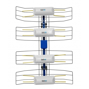 Zewnętrzna antena siatkowa DVB-T2 4K H.265 XARA